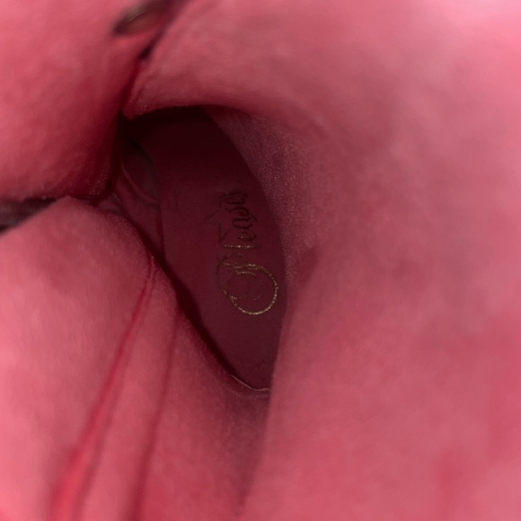 Pleaser Pink Glitter Lace-Up Platform Ankle Boots - Picture 4 of 6